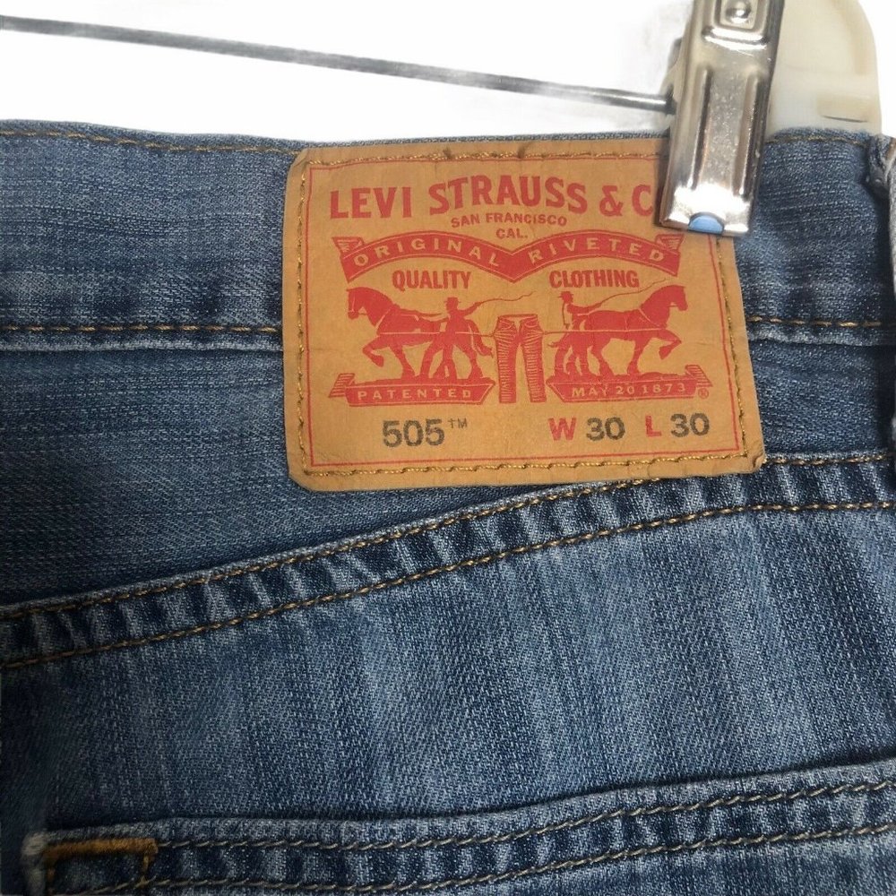 3/$30 Levi's 505 Regular Fit Straight Leg Jeans_7